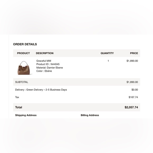 Louis Vuitton Graceful MM tote bag - Picture 2 of 9